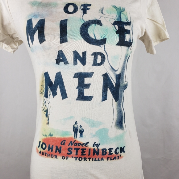 Of Mice and Men Out of Print T-Shirt - Picture 2 of 5